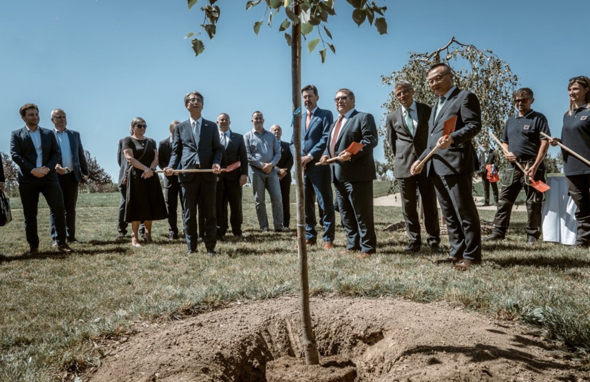 Den, kdy jsme stvrdili partnerství s Korejci (a zasadili strom) (foto 2)